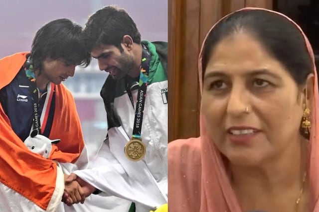 Neeraj Chopra's Mother Gives Fitting Reply to Reporter Asking About  Pakistan's Arshad Nadeem - News18