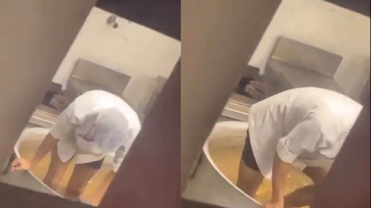 Canteen Worker Uses Feet to Mix Food in Haryana University, Action Taken After Clip Goes Viral