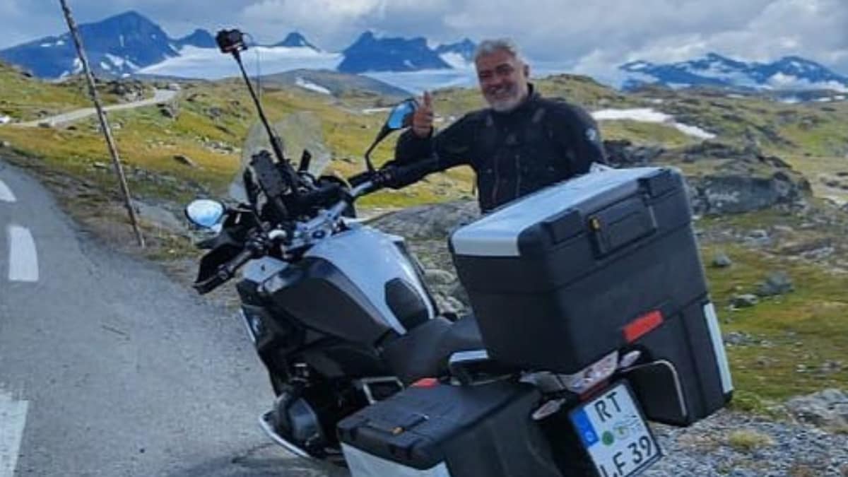 South Star Ajith Kumar's Wife Shares Glimpses of His Thrilling Bike ...