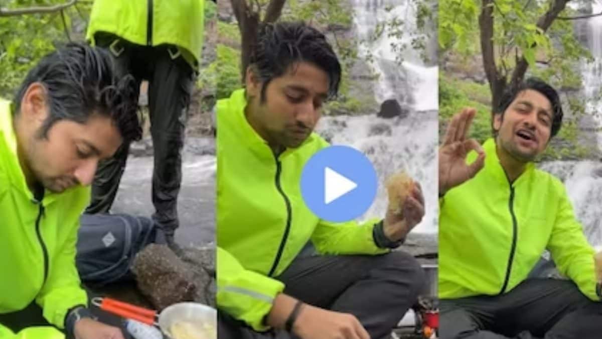 Actor Akash Thosar Gives Major Adventure Goals As He Makes Batata Vada By A Waterfall - Vimarsana News