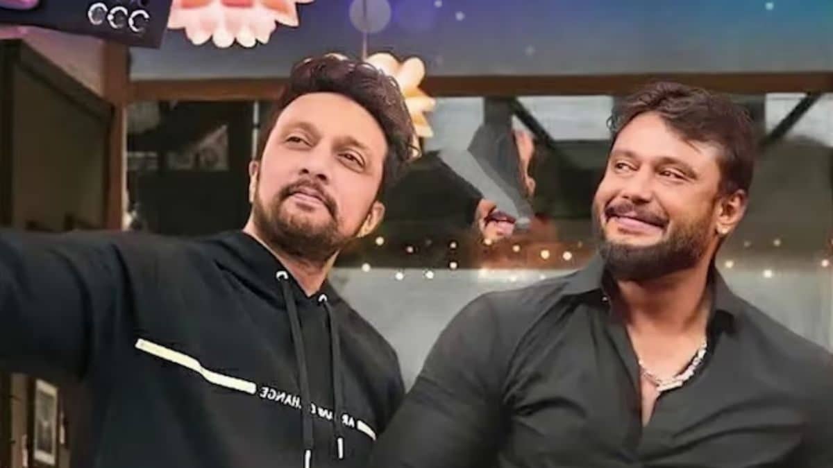 Kiccha Sudeep and Darshan Spotted Together After 6 Years After Alleged