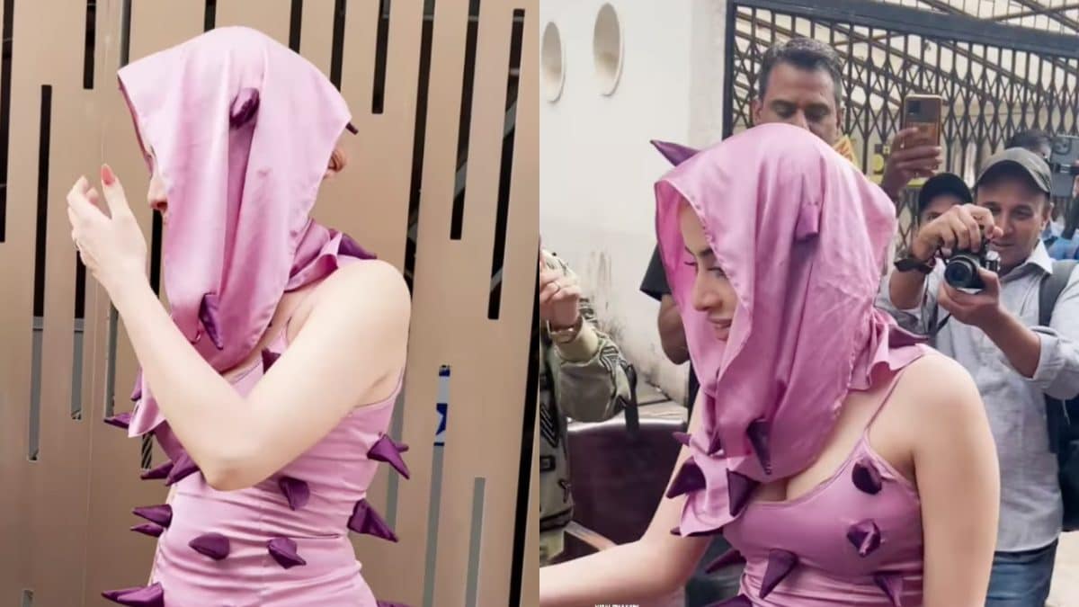 VIRAL! Urfi Javed Goes Out And About Town In An Outfit Inspired By A Dragon Fruit - Vimarsana News