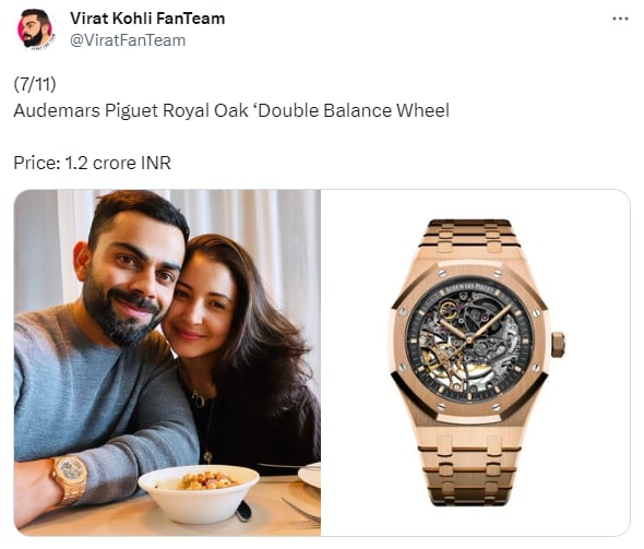 Not just Hardik Pandya, Virat Kohli Too Loves Expensive Watches - News18