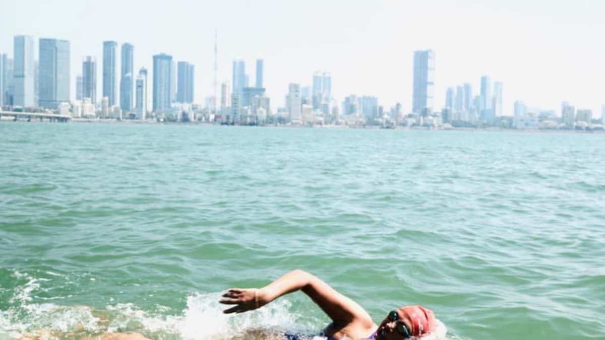 Watch: Woman Swims For 36 Km From Worli Sea Link To Gateway Of