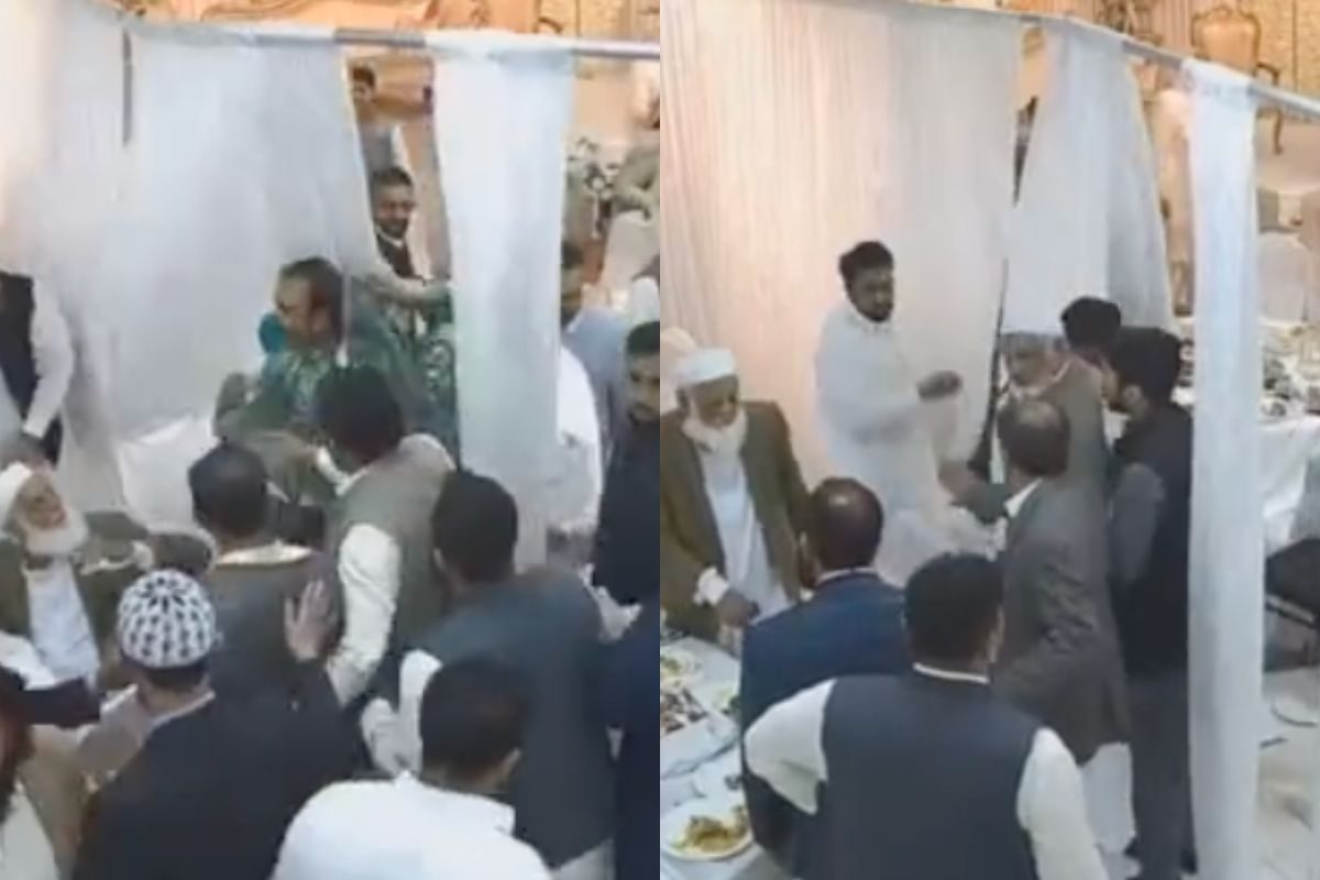 Pakistani Wedding Turns Chaotic After Mamu Creates Scene Over Not Getting Mutton in Biryani. (Image: X/@GharKekalesh)