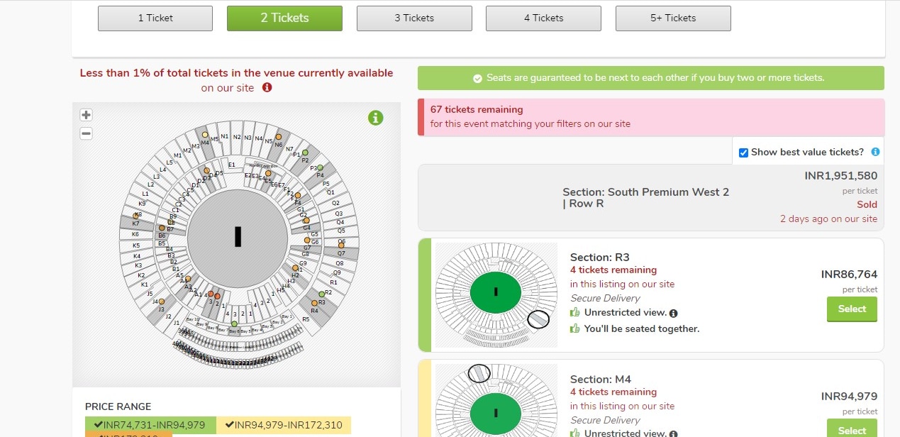 India vs Pakistan tickets: Where to book online and tickets price