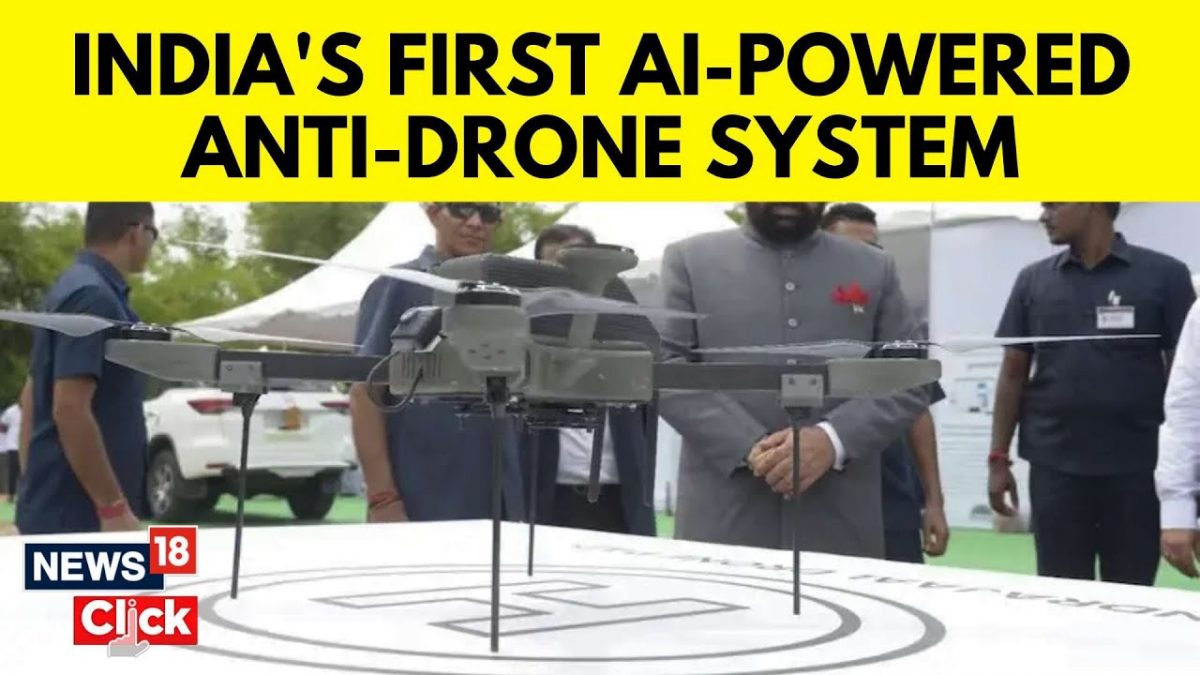 India's First AI - Powered Anti Drone System Unveiled In Hyderabad ...