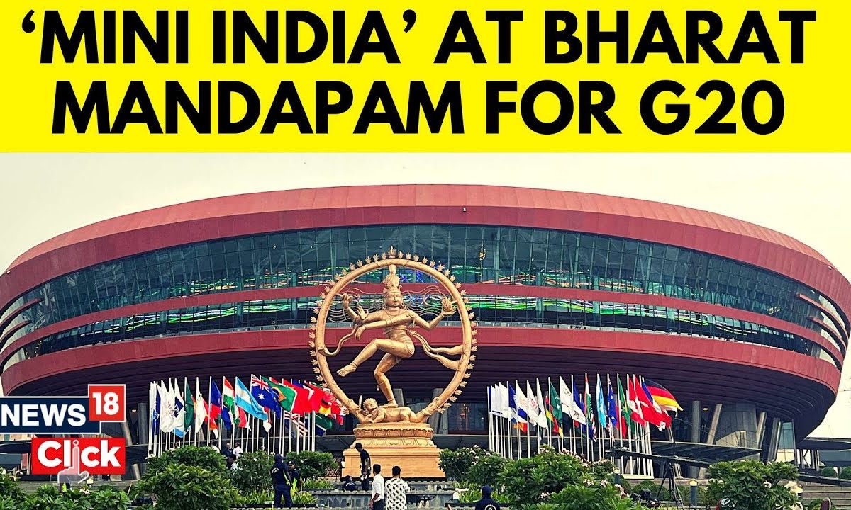 G20 Summit Venue Bharat Mandapam Displays India's Glory, Showcases Mini ...