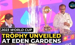 World Cup 2023: World Cup Trophy Unveiled at Eden Gardens in Kolkata | CricketNext