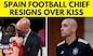 Spain's Soccer Chief Luis Rubiales Resigns After Kiss Scandal Spain Soccer Coach Kiss | N18V