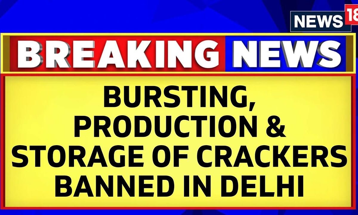 Crackers Banned In Delhi Bursting, Production And Storage Of Crackers