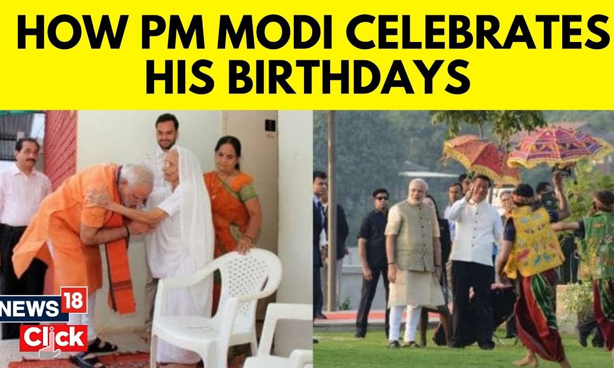 Pm Modi Birthday How Pm Narendra Modi Has Celebrated His Past