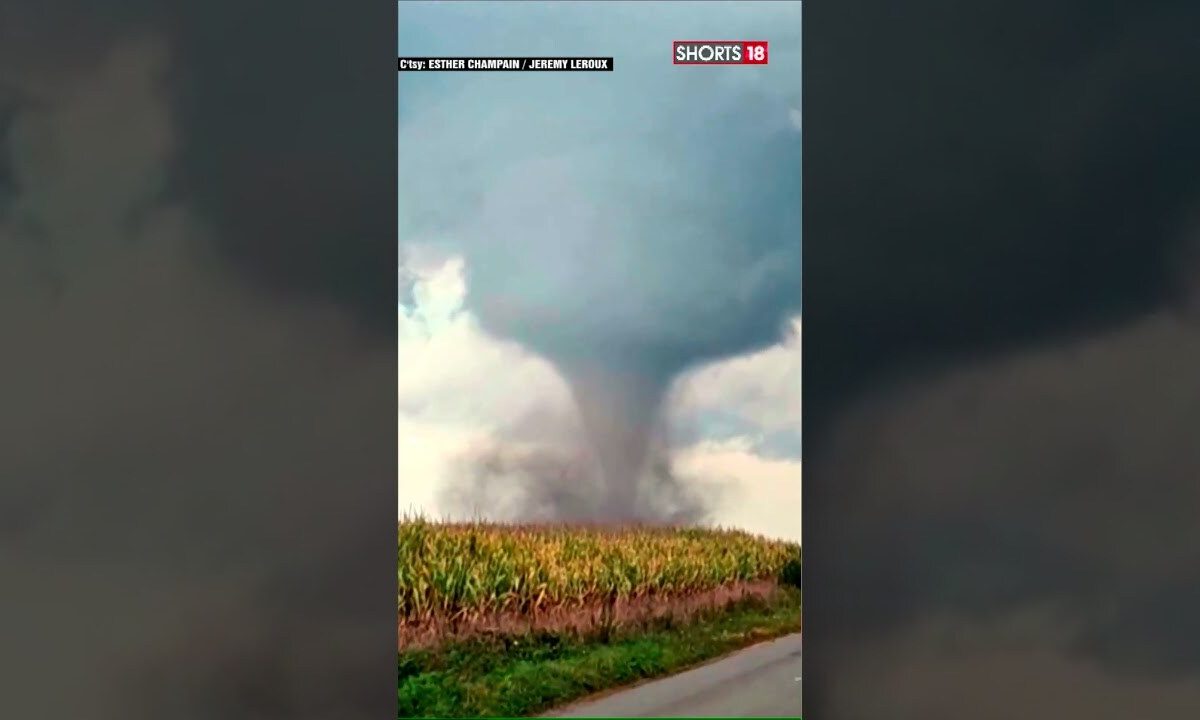 Tornado In French Country Side Weather Alert Issued For Parts Of The