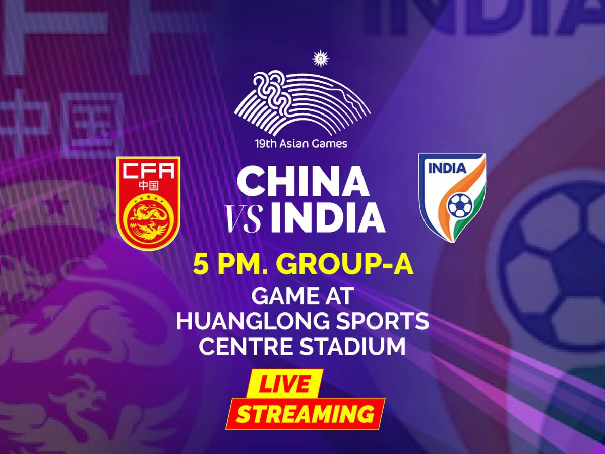 India vs China Live Football Streaming For Asian Games 2023 Match How to Watch India vs China Coverage on TV And Online