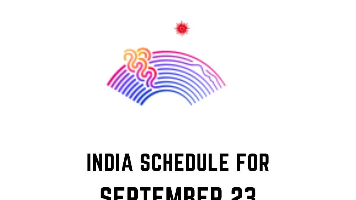 India Schedule at Asian Games, September 23, 2023: Event Timings ...