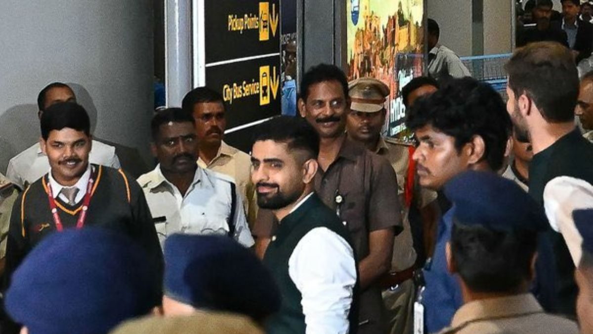 WATCH: Babar Azam-led Pakistan Team Arrives in India for ICC World Cup ...