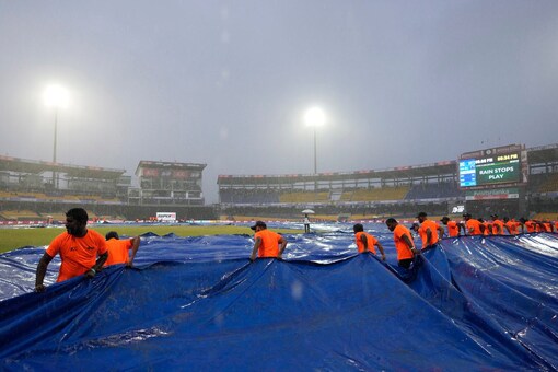 There was forecast of rain for the Asia Cup 2023 Super 4 clash between India and Sri Lanka today. (AP Photo)