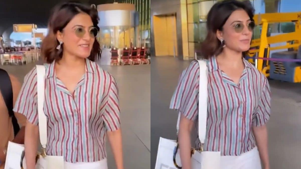 Kushi Star Samantha Ruth Prabhu Touches Down In Mumbai, Jokes with Paps, ‘I Thought I’ll Escape…’ – News18