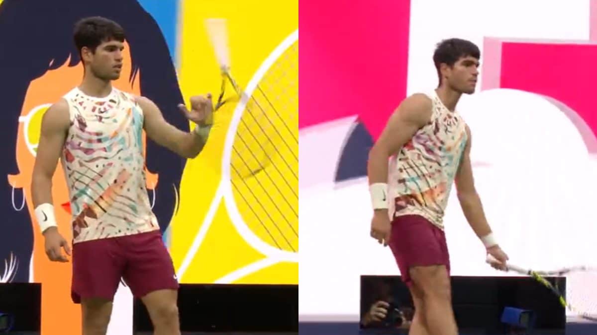 Carlos Alcaraz Sways Tennis Fans With His Signature Trick At The US Open 2023 | WATCH – News18
