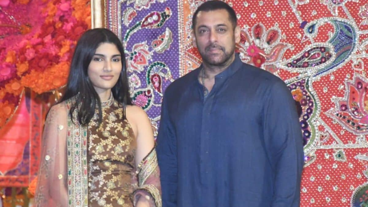 Ganesh Chaturthi: Salman Khan Attends Ambani Family’s Grand Puja With Niece Alizeh Agnihotri –