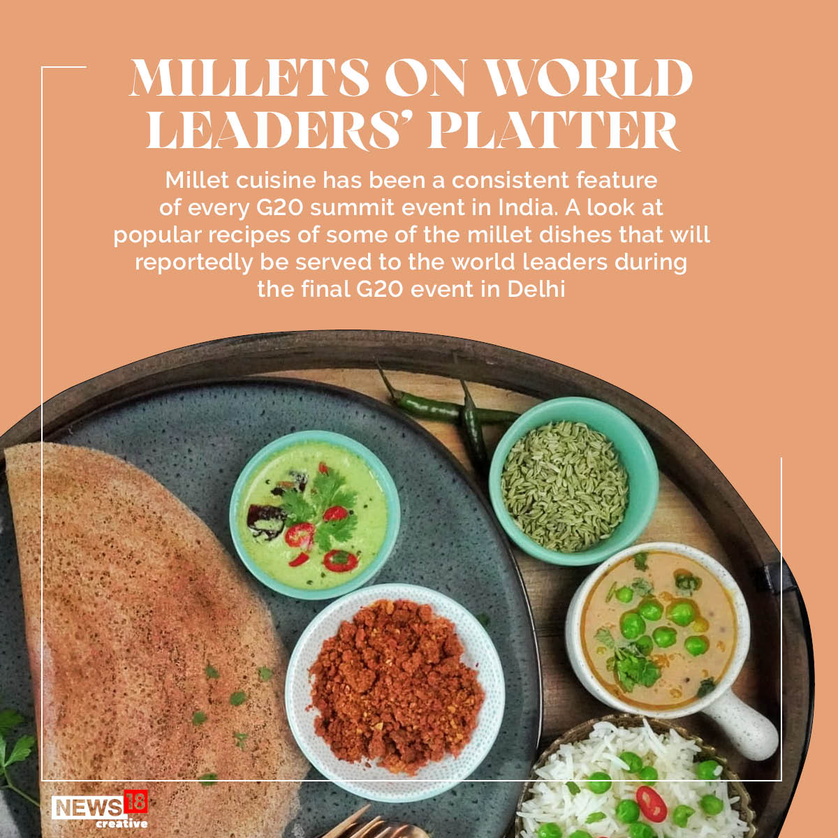 G20 Summit Milletbased Cuisines on World Leaders' Platter; Here's All