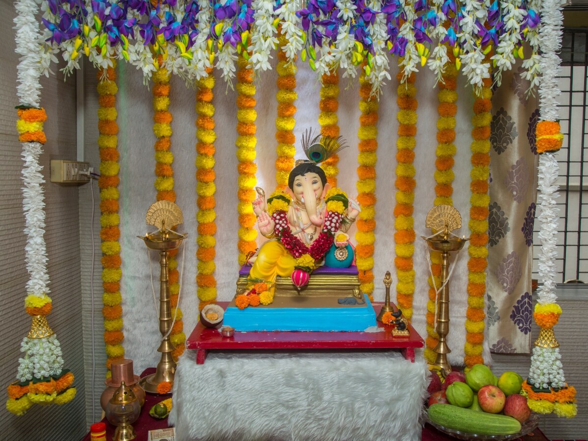 Ganpati Bappa Decoration Ideas