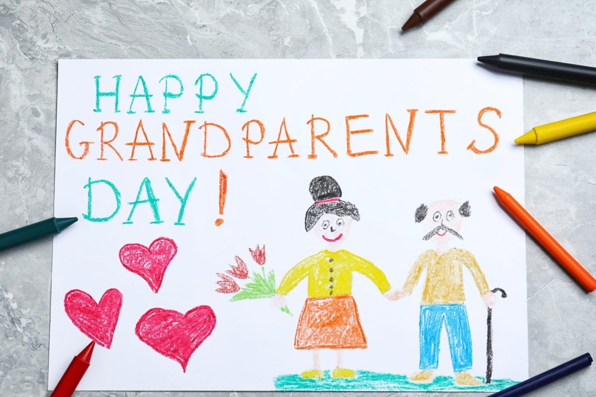 Happy Grandparents Day Background Stock Image - Image of celebration,  grandfather: 163088587