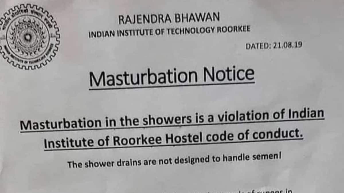 'X' Users Confused After Fake Notice Prohibiting IIT Roorkee Students From Masturbating Goes Viral - Vimarsana News