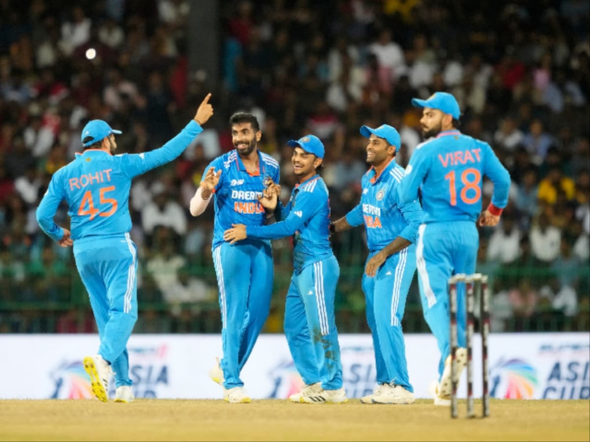 India vs Sri Lanka Asia Cup 2023 Highlights Kuldeep Claims Four-fer as IND Beat SL by 41 Runs to Reach Final