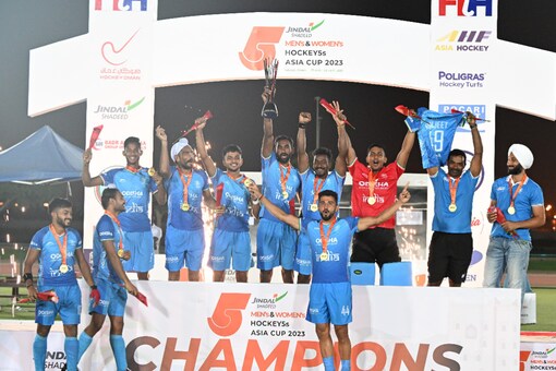 Indian men's hockey team won the inaugural Men's Hockey5s Asia Cup