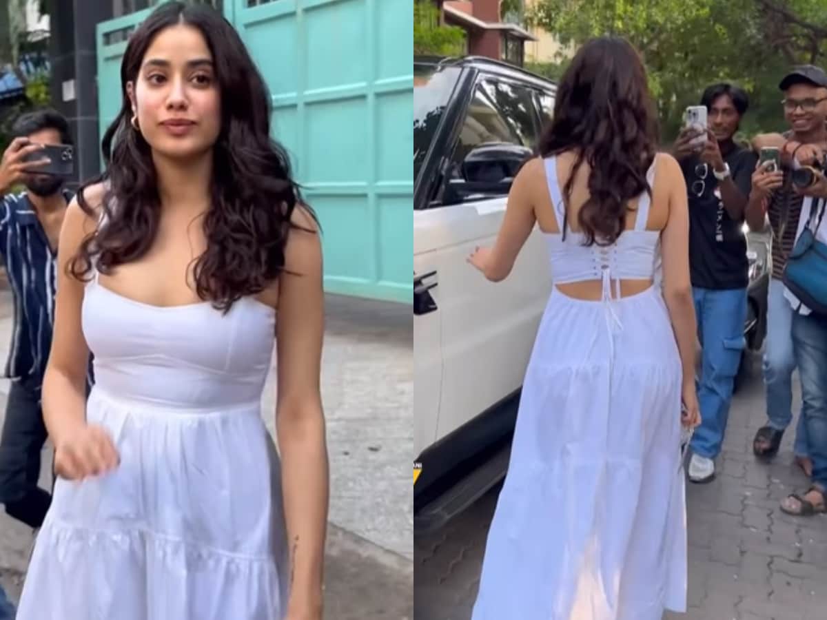 Janhvi Kapoor is Party Ready in Shimmering Pink Dress - Masala