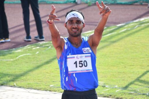 Indian athlete Jinson Johnson (X)
