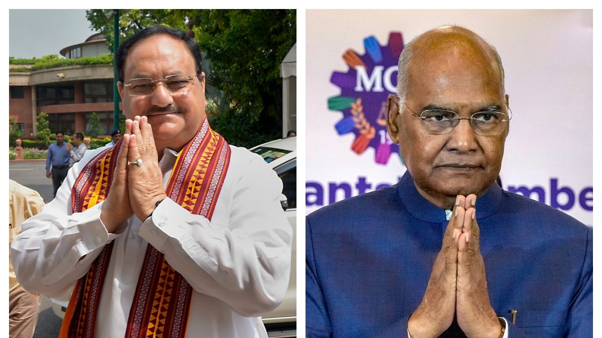 One Nation, One Election: BJP Chief Nadda Meets Former Prez Kovind - Vimarsana News