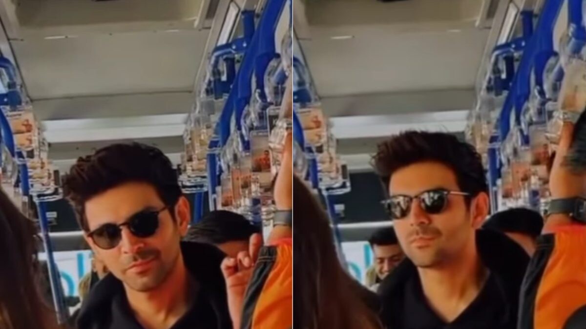 Kartik Aaryan Catches Fan Simping Over Him, Leaves Her Blushing By Offering Her Energy Drink - Vimarsana News