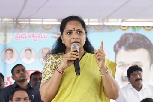 BRS Leader K Kavitha. (Photo: News18)