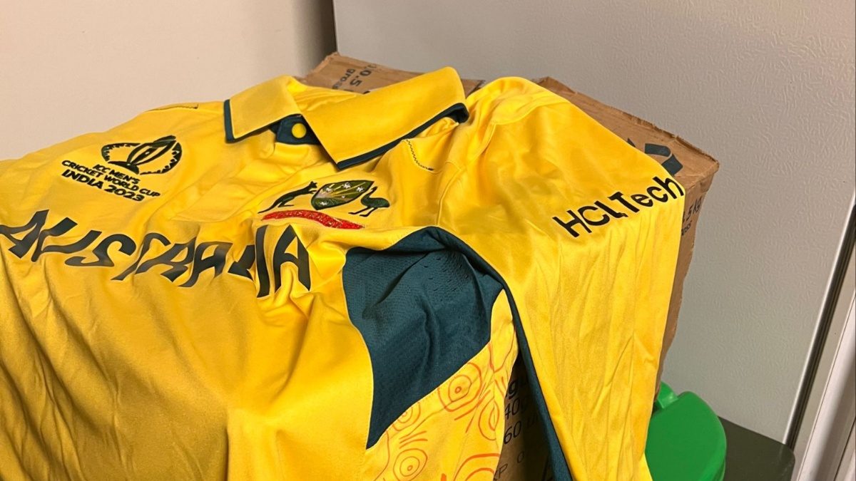 Premium Vector | Jersey for australia cricket team front and back view