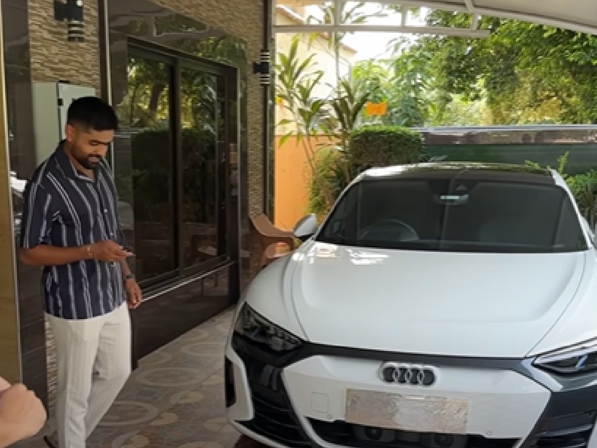 Watch: Pakistani Cricketer Babar Azam Gets Audi e-Tron GT As Gift By Elder Brother - News18