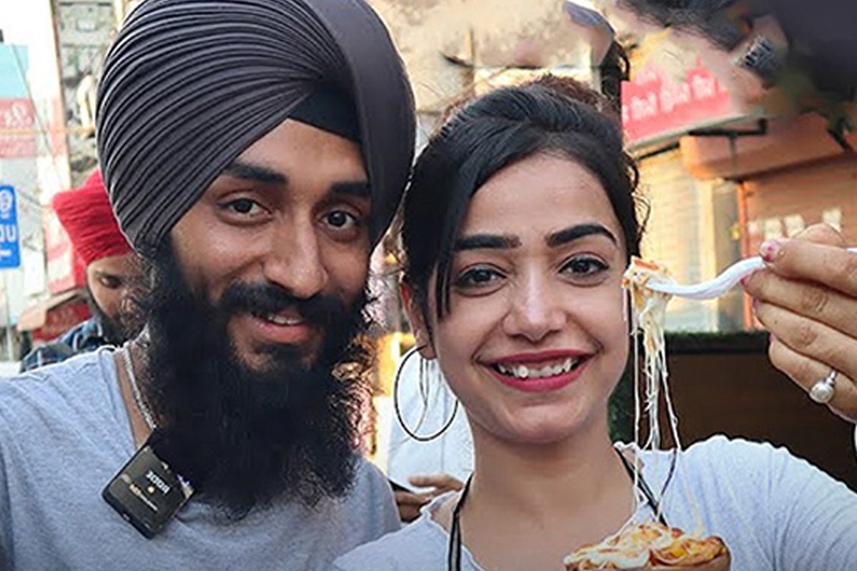 Kulhad pizza punjabi couple viral video