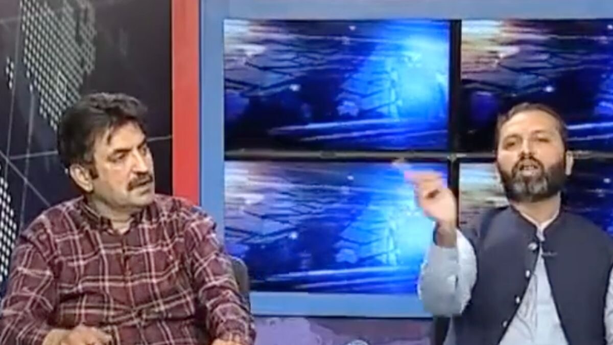 Pakistani Leaders Slap, Kick Each Other During Live TV Debate Over Imran Khan - Vimarsana News