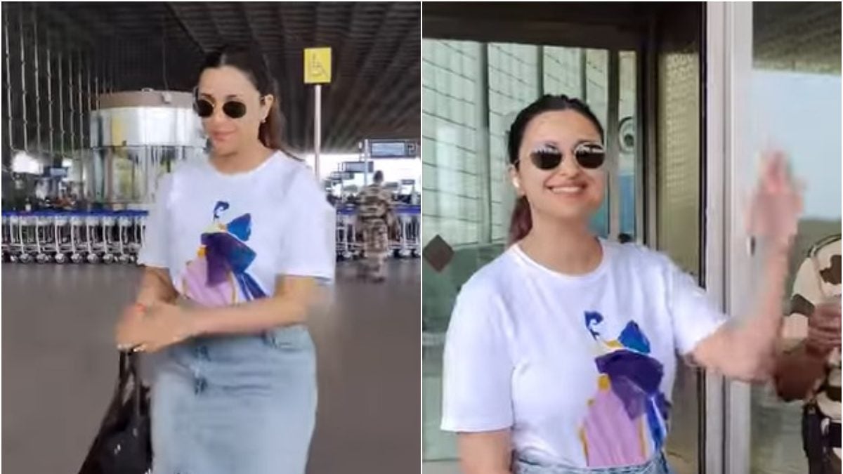 Parineeti Chopra Spotted Running At Airport As She Gets Late For Flight ...