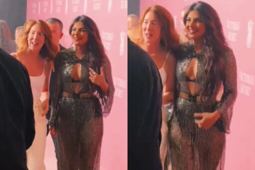 Priyanka Chopra Looks Smoking Hot In A Sexy See Through Dress Flaunts Her Curves In Viral Video
