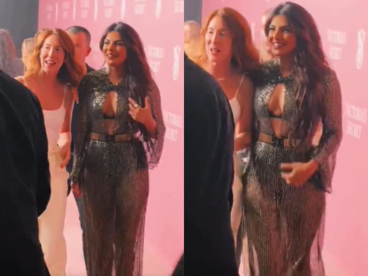 Priyaka Chopras Sexy Porn Videos - Priyanka Chopra Looks Smoking Hot In a Sexy See-Through Dress, Flaunts Her  Curves in Viral Video - News18
