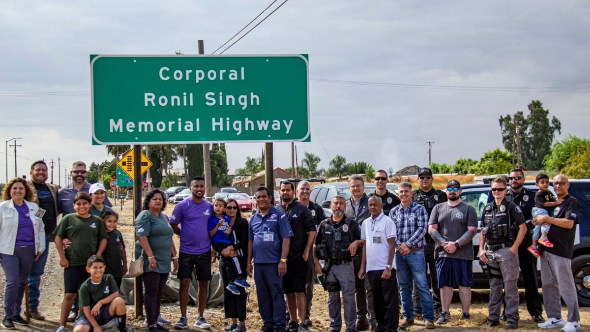 Section of California Highway Named after Slain Indian-Origin Cop Ronil Singh - News18