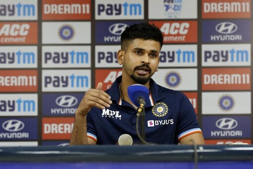Shreyas Iyer was ruled out at the last moment owing to back spasms. (Credit: Twitter)