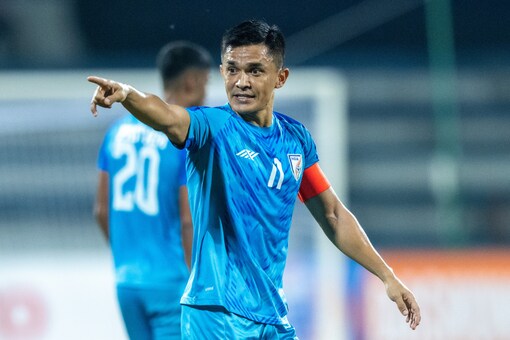 Indian football legend Sunil Chhetri, India vs Myanmar, Asian Games 2023