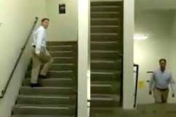 The Ups and Downs of an Impossible Staircase