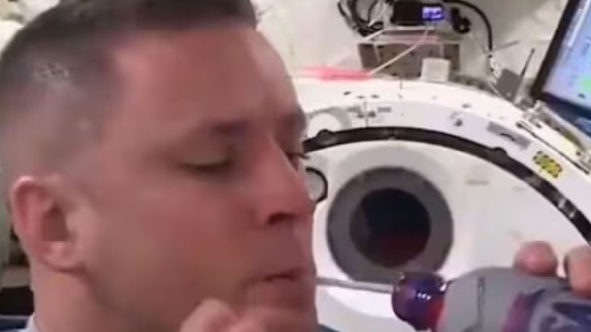 Video Shows Astronaut Drinking Liquid In Space; Here's What Happened