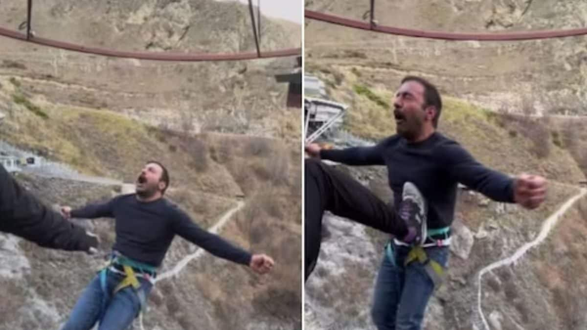 Video Of Man Kicked Off Cliff By Bungee Jumping Guide Will Give You Adrenaline Rush