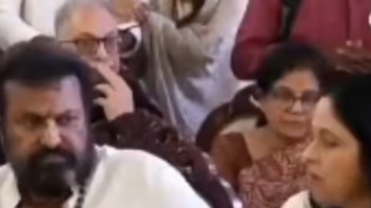 When Mohan Babu Spotted Jayasudha's Using Her Phone At Akkineni Nageswara Rao's 100th Birth Anniversary Event