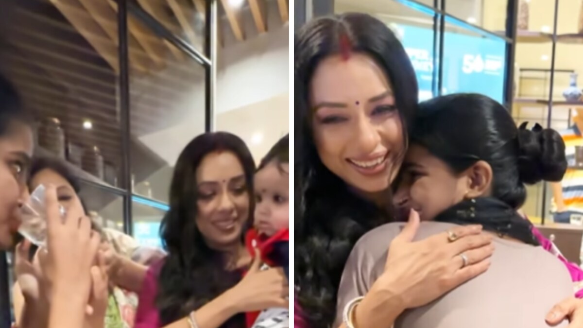 ‘Mein Apko Bahut Pasand Karti Hoon’: Rupali Ganguly’s Excited Fan Hugs Her – News18